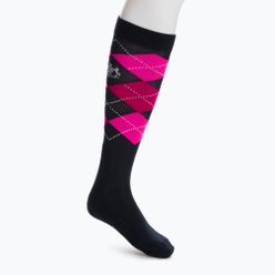Чорапи за езда COMODO черни и розови SJPW/02