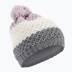 Детска зимна шапка 4F лилаво и бяло HJZ22-JCAD007