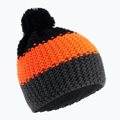 Детска зимна шапка 4F черно-оранжева HJZ22-JCAM006