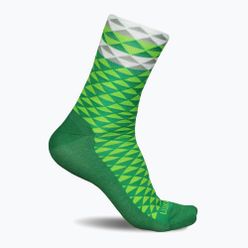 LUXA Асиметрични чорапи за колоездене зелени LUHE19SAMGS