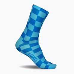 LUXA Squares чорапи за колоездене сини LUAMSSQBS