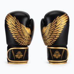 Боксови ръкавици Bushido HAWK Active Clima черно и златно B-2v17