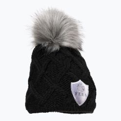 Дамска зимна шапка Fera Swarovski Snowflake black 5.8.sn.