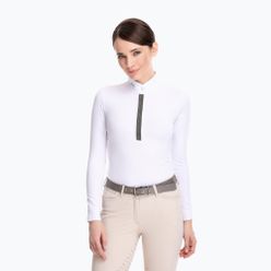 Дамска състезателна риза с дълъг ръкав Fera Stardust white 1.1.l