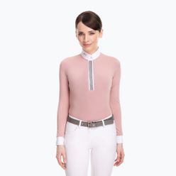 Дамска състезателна риза с дълъг ръкав Fera Stardust pink 1.1.l