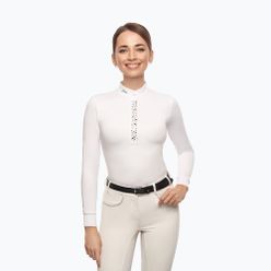 Дамска състезателна риза с дълъг ръкав Fera Nebula в бяло и златисто 1.1.l