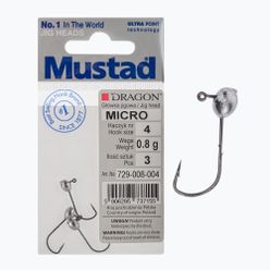 Mustad Micro джиг глава 3 бр. размер 4 сребро PDF-729-008-004