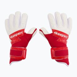 Детски вратарски ръкавици 4Keepers Equip Poland Nc Jr бяло и червено EQUIPPONCJR