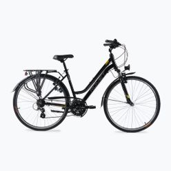 Дамски велосипед за трекинг Romet Gazela black/yellow R22A-TRE-28-19-P-468