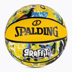 Spalding Graffiti 7 баскетболен кош зелен/жълт 2000049338