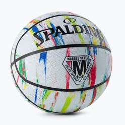 Spalding Мраморна баскетболна топка бяла 84397Z
