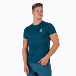 Мъжка тениска за трекинг Haglöfs L.I.M Tech Tee тъмно синя 6052264Q2