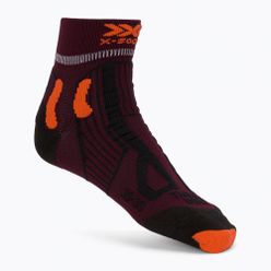 Мъжки чорапи за трекинг X-Socks Trail Run Energy burgundy-orange RS13S19U-O003