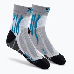 X-Socks Run Speed Two сиво-черни чорапи за бягане RS16S19U-G004