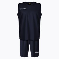 Spalding Atlanta 21 мъжки баскетболен комплект шорти + фланелка тъмно синьо SP031001A222