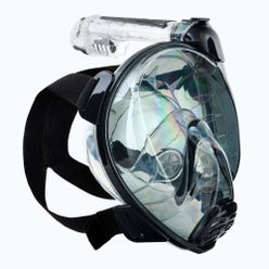 Cressi Duke Dry пълнолицева маска за гмуркане с шнорхел черна/сива XDT060050