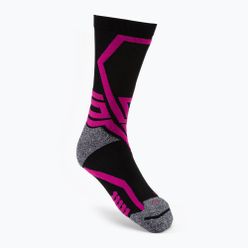 Mico Medium Weight X-Performance X-C Ски чорапи черни/розови CA00146