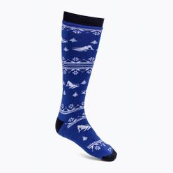 Детски чорапи Mico Medium Weight Warm Control Ski сини CA02699