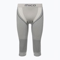 Мъжки термални панталони Mico Odor Zero Ionic+ 3/4 сиви CM01454