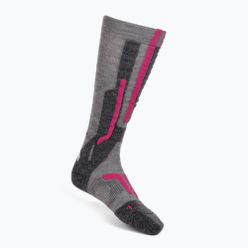 Дамски ски чорапи UYN Ski Merino grey S100248