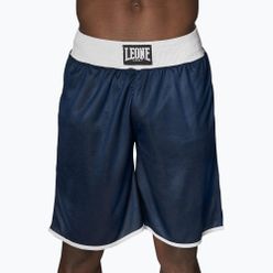 Leone Double Face Boxing сини/червени мъжки боксови шорти AB215