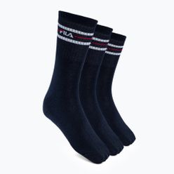 FILA Lifestyle Чорапи за тенис 3 чифта тъмносини F9092