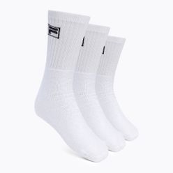FILA Мъжки чорапи за тенис 3 чифта бели F9000