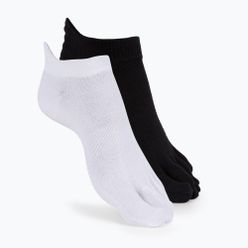 Vibram Fivefingers Athletic No-Show чорапи 2 чифта черни и бели S15N12PS
