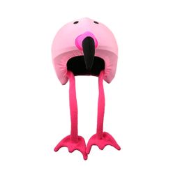 COOLCASC Фламинго розов шлем с покритие 050