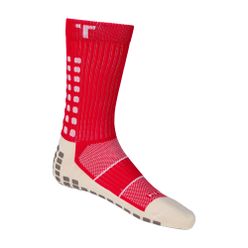 TRUsox Тънки футболни чорапи за средата на прасеца Червено CRW300
