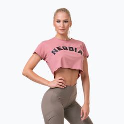 NEBBIA дамски топ със свободна кройка и спортен стил, розов 5830710