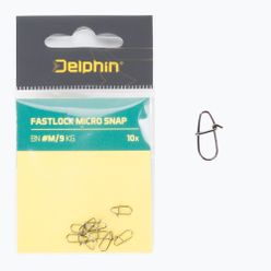 Delphin Fastlock Micro Snap 10 бр. сребро 969C04100