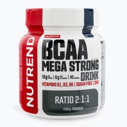 BCAA Mega Strong Nutrend аминокиселини 400g касис VS-106-400-ČR