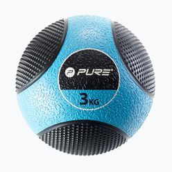 Медицинска топка Pure2Improve 3 кг, синя 2138