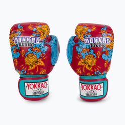 YOKKAO Хавайски червени боксови ръкавици FYGL-71-2