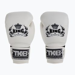 Топ King Muay Thai Супер бели боксови ръкавици TKBGSV-WH