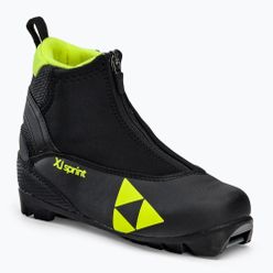 Детски обувки за ски бягане Fischer XJ Sprint черни/жълти S4082131