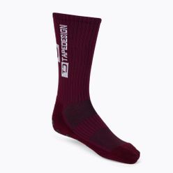 Мъжки футболни чорапи Tapedesign anti-slip червени TAPEDESIGNBORDOW