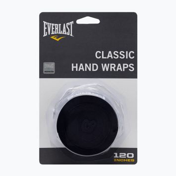 Боксов бинт Everlast 300 cm black