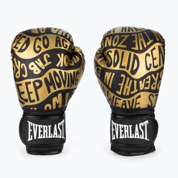 Everlast Spark черни/златни боксови ръкавици EV2150 BLK/GLD