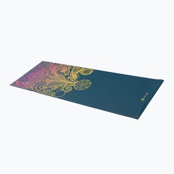 Килимче за йога Gaiam Vivid Zest 4 мм тъмносиньо 63414
