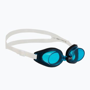 Детски очила за плуване TYR Foam Youth blue/black/white