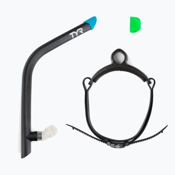 TYR Ultralite Snorkel 2.0 черна/синя тръба за плуване LSNRKL_001
