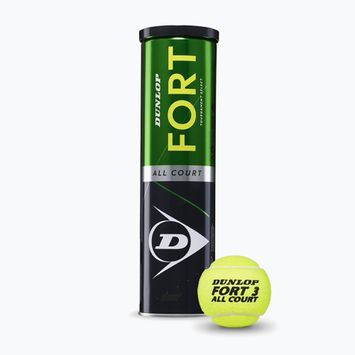 Dunlop Fort All Court TS топки за тенис 4 бр. жълти 601316