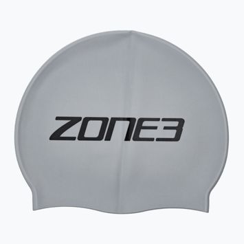Шапка за плуване Zone3 сребърна SA18SCAP116_OS