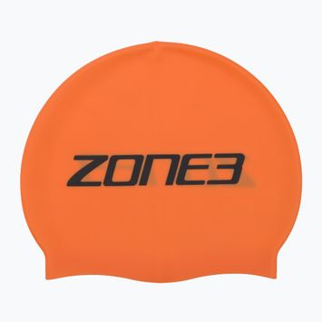 Шапка за плуване Zone3 High Vis оранжева SA18SCAP113