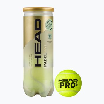 Топчета за гребло HEAD Pro S 3 бр. жълти 575713