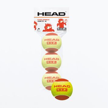 HEAD Tip 3 бр. червени/жълти детски топки за тенис 578113