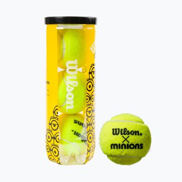 Детски топки за тенис Wilson Minions Tennis 3 бр. жълти WR8202401