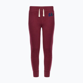 Детски панталони GAP V-Fall Fash Logo Jogger deep garnet red